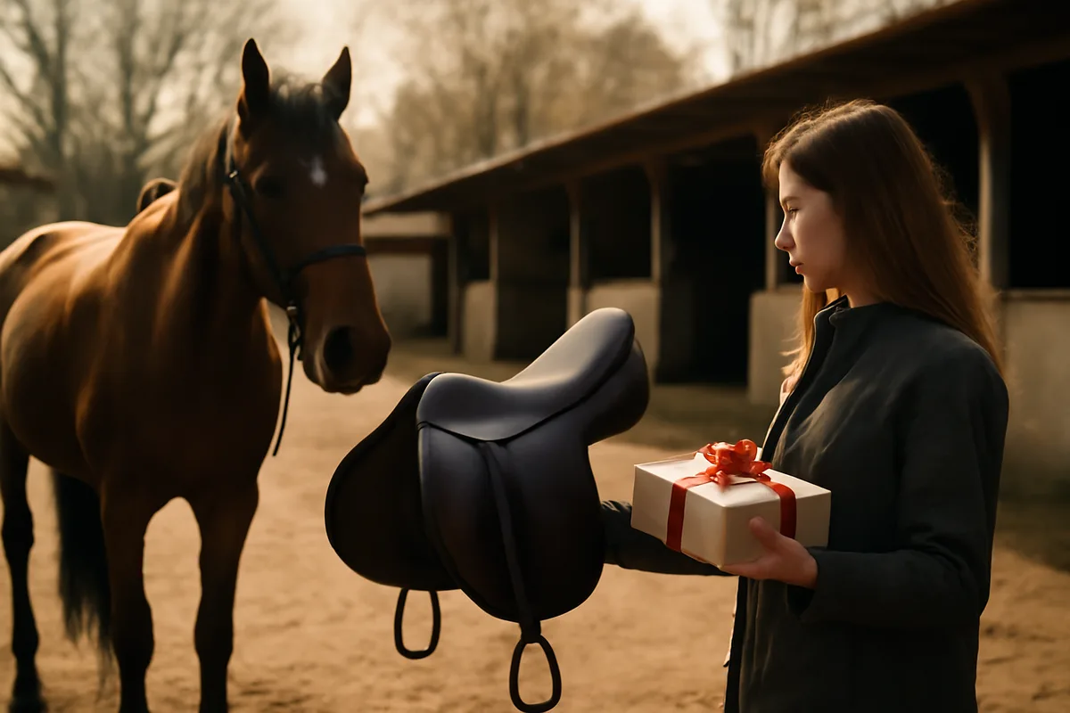 Faire le choix entre une expérience et un objet — Un bon cadeau ne se mesure pas seulement à son prix. Les expériences — cours particuliers, stage d’une journée, séance de saddle-fitting — créent des souvenirs et souvent apportent davantage de