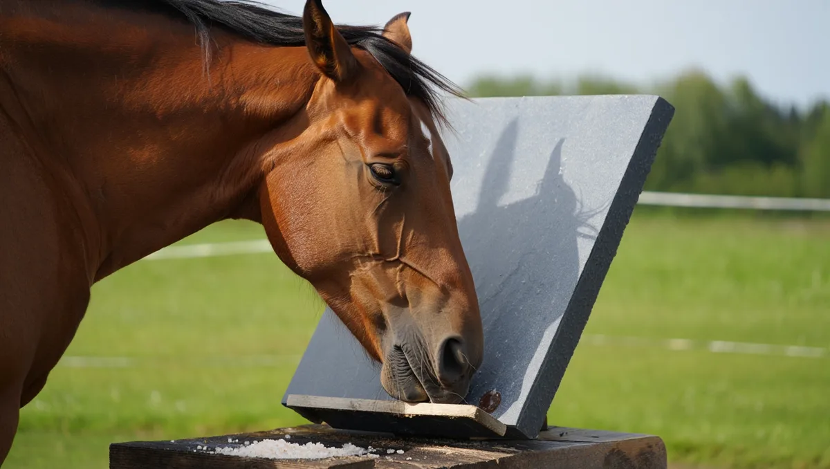 Quel rôle réellement joue le sel dans la santé du cheval — Le sel, ou chlorure de sodium, intervient dans plusieurs fonctions corporelles essentielles : gestion de la transpiration, équilibre électrolytique et contraction musculaire figurent parmi ses rôles. Les besoins varient