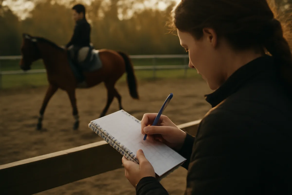 Comment tirer le meilleur parti d’un carnet équestre ? — La valeur d’un carnet ne vient pas uniquement de sa couverture. Pour qu’il devienne un allié, adoptez quelques habitudes simples. Notez systématiquement les dates et le contexte d’une séance, soyez synthétique