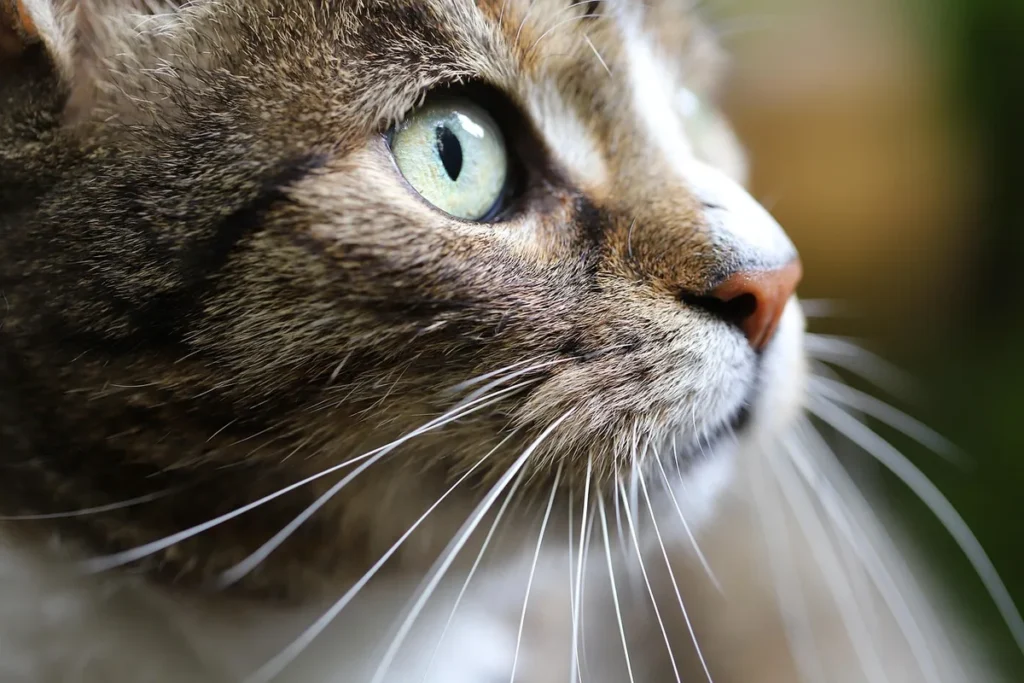 Main caressing le dos d'un chat dans un environnement intérieur