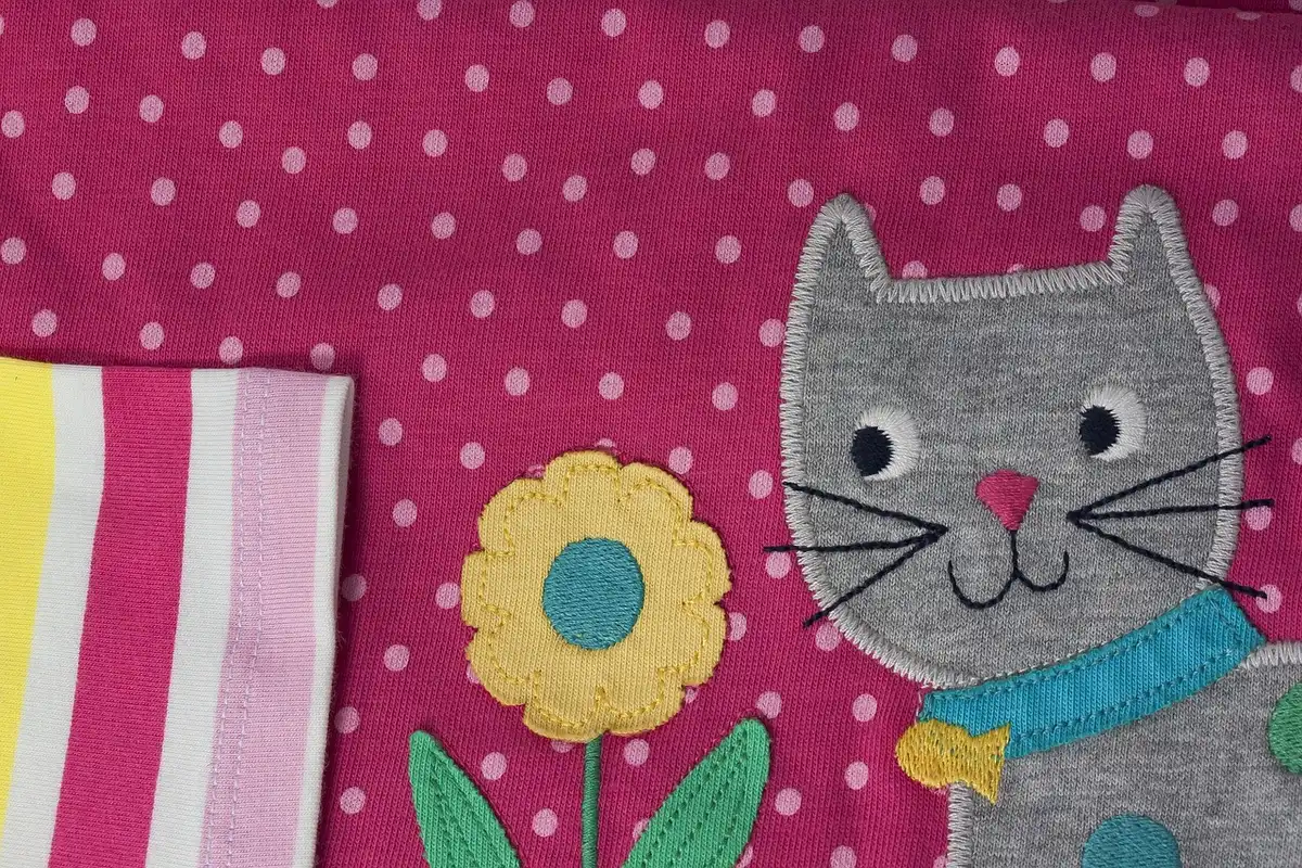 Plusieurs types de colliers pour chat en nylon, tissu et cuir posés sur une table
