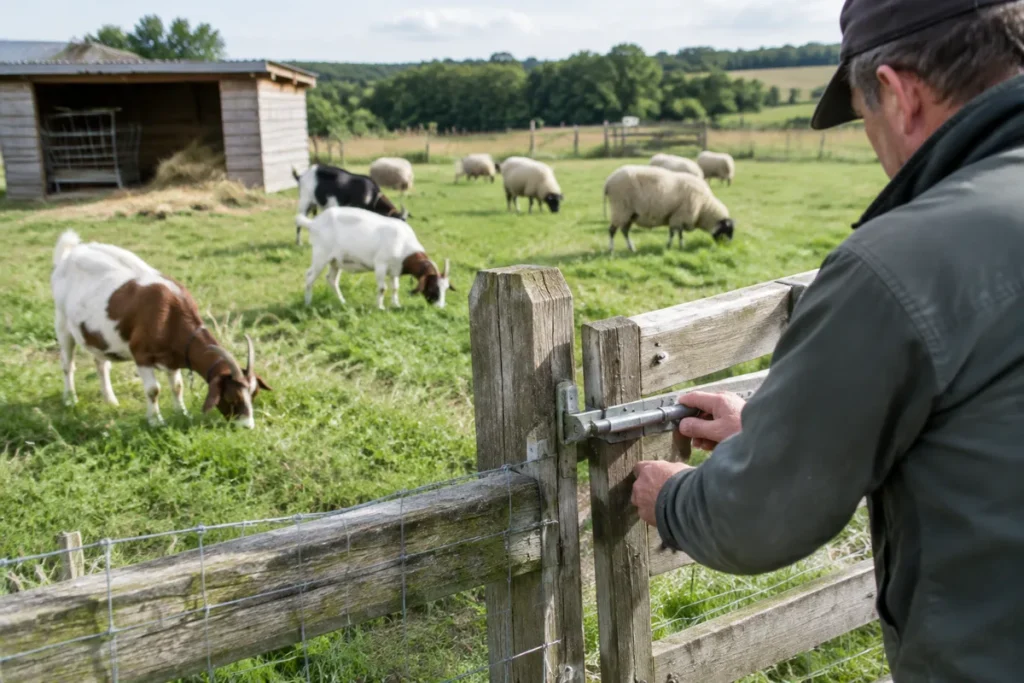 Enclos et abris : aménager un extérieur sûr et confortable pour vos chèvres et moutons