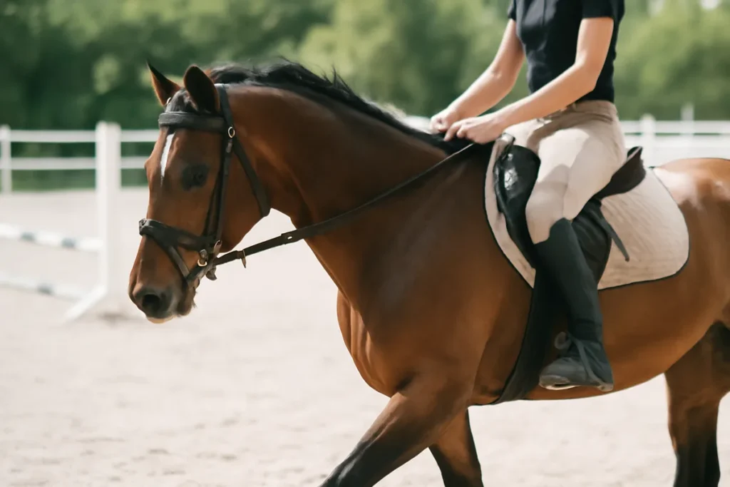 Exercices efficaces pour un galop plus régulier et puissant chez le cheval