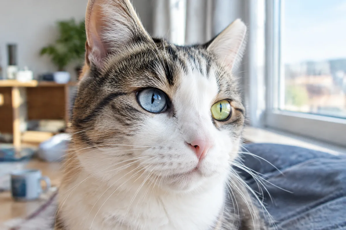 Hétérochromie chez le chat : causes, races concernées et impact sur la santé