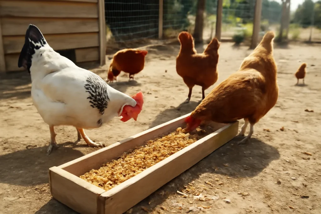 Incorporer des insectes dans l'alimentation des poules : apports et effets sur la santé